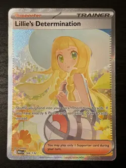 Lillie's Determination 184/132 Mega Evolution Pokemon SIR Special Illustration - Image 1