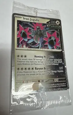 Iron Jugulis Sealed Promo Pokemon Holo Card - Image 2