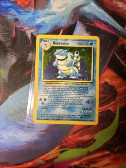 Blastoise 1999 Pokemon Base Set Holo Rare 2/102 - Image 1