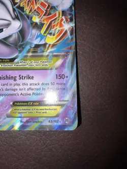Pokemon TCG XY: Breakthrough M Mewtwo EX Holo Ultra Rare Card - Image 2