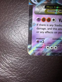 Pokemon TCG XY: Breakthrough M Mewtwo EX Holo Ultra Rare Card - Image 5
