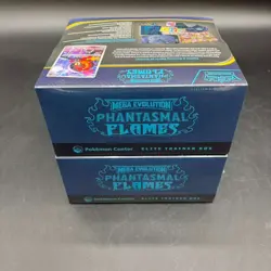 Lot (2) Pokemon Center Mega Evolution Phantasmal Flames Elite Trainer Box Sealed - Image 3