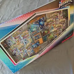 Pokemon Scarlet Violet Prismatic Evolutions Lucario Tyranitar ex Premium 🔥 - Image 1