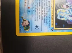 2000 Pokemon GIOVANNI'S GYARADOS #5/132 Gym Challenge Unlimited Holo Swirl ENG - Image 3