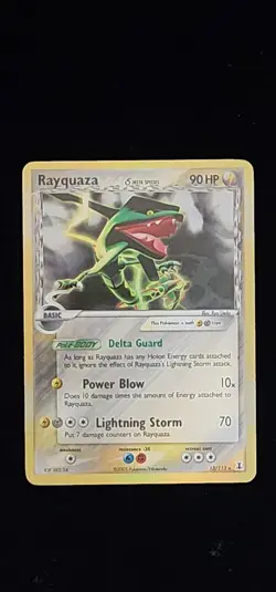 Pokemon TCG Rayquaza 13/113 Delta Species Holo LP - Image 1