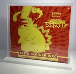 POKEMON ETB SLIDING LID CASE PROTECTOR ELITE TRAINER BOX WITH DISPLAY BASE! -ETB - Image 1