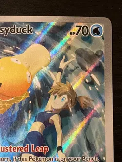 2025 Pokemon SV Destined Rivals Misty's Psyduck Illustration Rare 193/182 Nm - Image 3