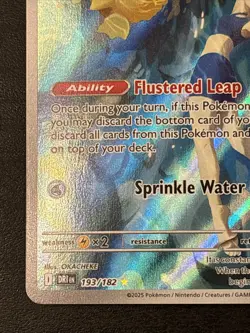 2025 Pokemon SV Destined Rivals Misty's Psyduck Illustration Rare 193/182 Nm - Image 5