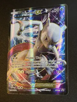 Pokemon XY Black Star Promo XY125 Mewtwo EX Full Art NM - Image 4
