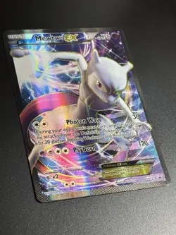 Pokemon XY Black Star Promo XY125 Mewtwo EX Full Art NM - Image 5