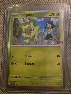 Sprigatito 191 Sv: Scarlet & Violet Promo Cards Holo - Image 1
