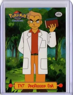 Pokemon Topps TV Professor Oak TV7 Puzzle - Image 1