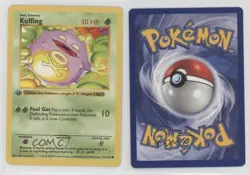 Koffing Shadowless 1st Ed. Pokemon Base Set #51 1999 - Image 3