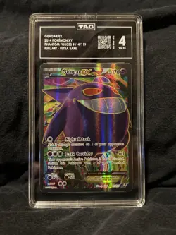Pokemon TCG - Gengar EX 114/119 - Phantom Forces - PSA 4 VG-EX - Image 1