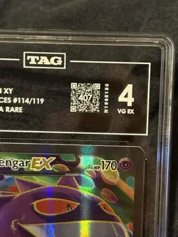 Pokemon TCG - Gengar EX 114/119 - Phantom Forces - PSA 4 VG-EX - Image 2