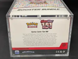 Pokemon 151 SV3.5 Booster Bundle Display Factory Sealed Case W/Acrylic Case - Image 3