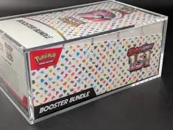 Pokemon 151 SV3.5 Booster Bundle Display Factory Sealed Case W/Acrylic Case - Image 4