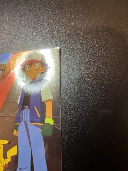 topps Pokemon TV Animation Edition Series 1 Holo Foil TV1 Ash Ketchum NM/LP - Image 3