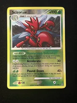 Scizor 25/100 Reverse Holo- Pokemon Diamond & Pearl Stormfront Rare - Image 1