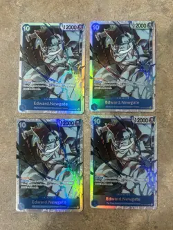 OP13-042 Edward.Newgate SR 4x Playset One Piece TCG English (b) - Image 1