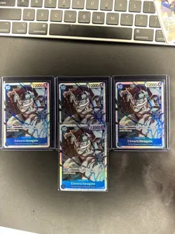 One Piece TCG Edward Newgate Playset of 4 OP13-042 SR OP-13 English NM - Image 1