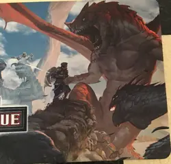1996 Yu-Gi-Oh! Battle Pack 3 Monster League Play Mat 24" x 9" TCG CARD GAME RARE - Image 3