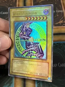 Yugioh Dark Magician SDY-006 FULL FOIL BLEED Unlimtied Holo Misprint See Pics - Image 4