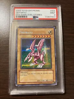 2002 Yu-Gi-Oh DDS, Promo Dark Duel Stories, DS-004, Seiyaryu, PSA 9 - Image 1