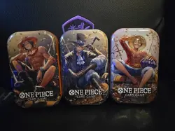 ONE PIECE CARD GAME - Mini TIN PACK Lot Of 3 Tins Set VOL. 2 - Image 1