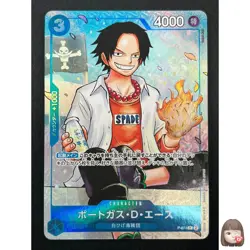 [NM] Ace ONE PIECE Card Game Japanese P-074 Strongest Three Brothers 28J23 - Image 1