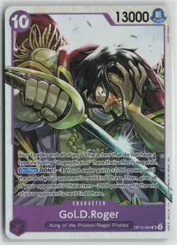 One Piece TCG Gol.D.Roger SR OP13-064 Carrying On His Will English - Image 1