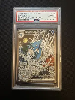 PSA 10 Kingdra EX 131 Pokemon TCG Scarlet & Violet Black Star Promo - Image 1