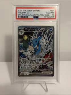 Pokemon TCG Kingdra EX 131 Scarlet & Violet Promo GEM MT PSA 10 - Image 1