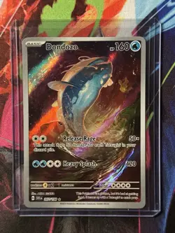 Pokemon TCG Dondozo Card 207/198 Scarlet & Violet Base Set Illustration Holo - Image 1