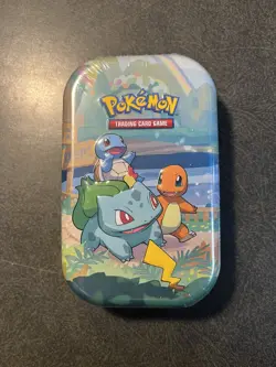 Pokemon TCG Celebrations Mini Tin Kanto (NEW SEALED) - Image 1