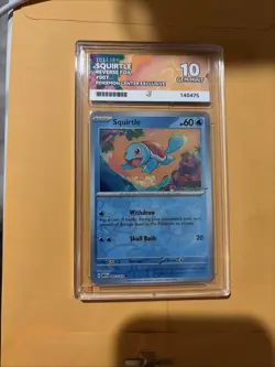 Pokemon Center 151 Squirtle Reverse Holo Card 007/165 Scarlet & Violet Ace 10 - Image 1