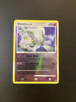 Banette Reverse Holo / Shiny Pokemon TCG Card 23/132 Secret Wonders - Image 1