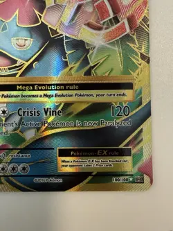 Pokemon TCG M Venusaur EX Full Art Ultra Rare Card 100/108 - Image 4