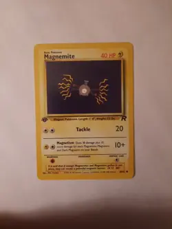 Pokemon Card TCG Magnemite Team Rocket 1st Edition Card 60/82 - Image 3