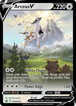 Arceus V SWSH204 Alternate Art | Pokemon TCG Black Star Promo Card | Near Mint - Image 1