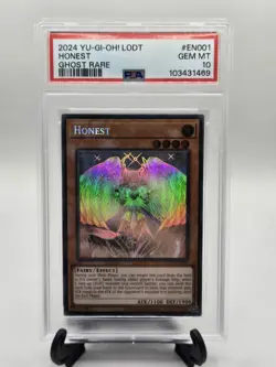 Honest GHOST RARE EN001 2024 Yugioh Card LODT GEM MINT PSA 10 - Image 1