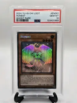 Honest GHOST RARE EN001 2024 Yugioh Card LODT GEM MINT PSA 10 - Image 3
