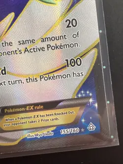 Pokemon TCG XY-Primal Clash Gardevoir EX Full Art Holo Ultra Rare Card 155/160 - Image 2