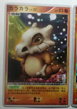 2010 Pokemon Cubone Marowak Chinese ID Cards #54 #55 x2 Cards Lot Bundle - Image 3