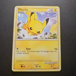 Pikachu 61/90 Common HGSS Undaunted Pokemon Card LP 2010 - Image 1