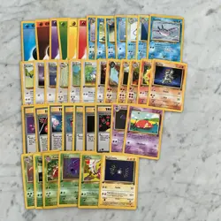 Pokemon Card Lot 1999 WOTC 45 Different Cards All 1st Edition Or Uncommon NM - Image 1