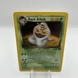 2000 Pokemon Team Rocket Dark Arbok Holo #2/82 CREASE ON TOP OF THE CARD - Image 2