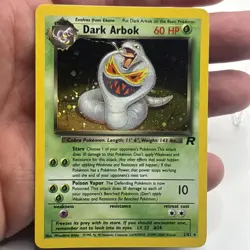 2000 Pokemon Team Rocket Dark Arbok Holo #2/82 CREASE ON TOP OF THE CARD - Image 4