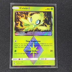 Celebi - 19/214 - Prism Star Holo - Lost Thunder - Pokemon Card - NM/M - Image 1