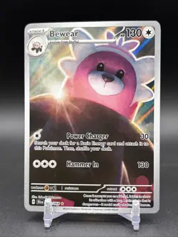 Pokemon TCG Bewear Illustration Rare 079/064 Shrouded Fable NM Holo Card - Image 1